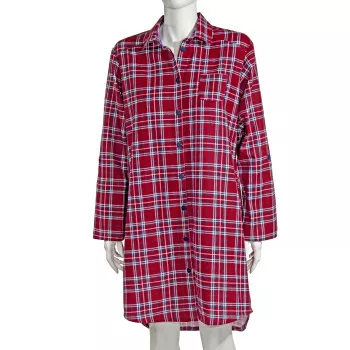 Tunic flannel m.F-058 maroon cell